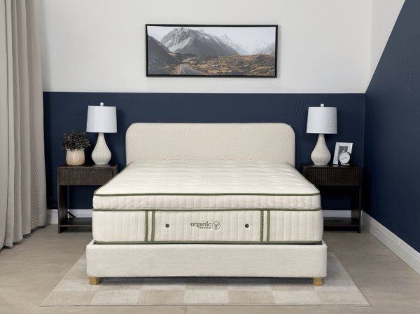 Organic Meadow Hybrid Plush Euro Top Mattress Room Shot