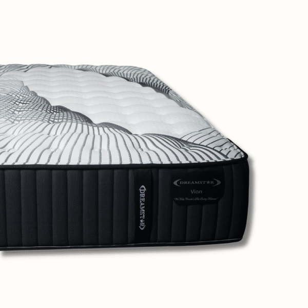 Close up shot of the Dreamstar Vion Hybrid Medium Firm mattress with a white background