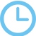 clock circular outline