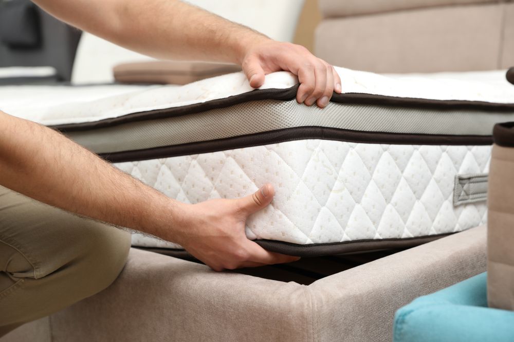 can you fold a coil mattress