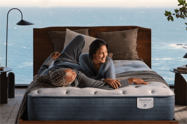 Beautyrest Harmony Lux Guava Gulf Firm Mattress Couple
