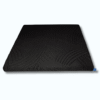 Cooling Gel Memory Foam Topper in a black zippable cover with a white background