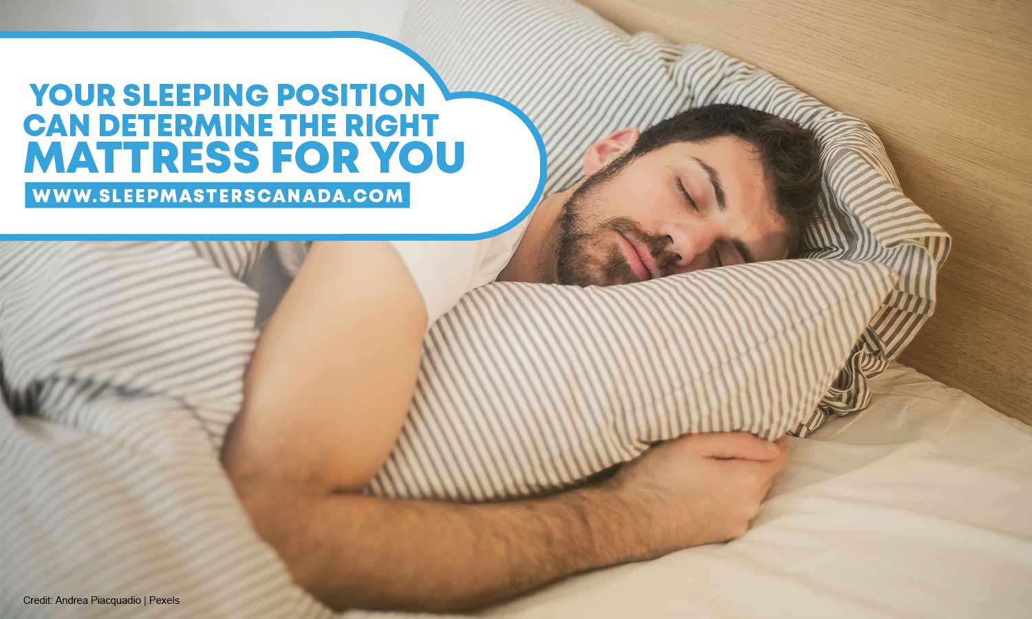 Your sleeping position can determine the right mattress for you