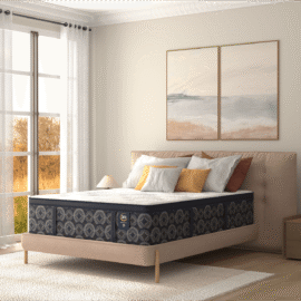 Serta Perfect Sleeper Sora Plush Euro Top Mattress in a modern bedroom