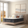 Serta Perfect Sleeper Simplicity Firm Euro Top Mattress in a modern bedroom