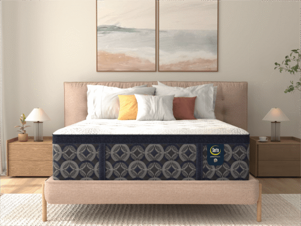 Serta Simplicity Firm Euro Top Mattress shown from the front
