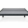 Dreamstar Folding Platform Bed Base with black border and stackable legs, front view