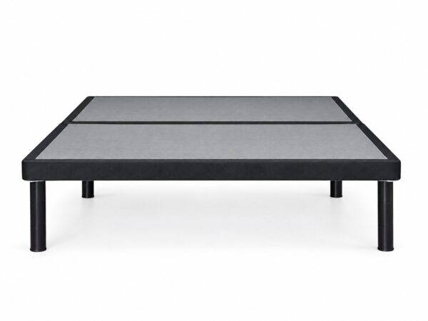 Dreamstar Folding Platform Bed Base with black border and stackable legs, front view