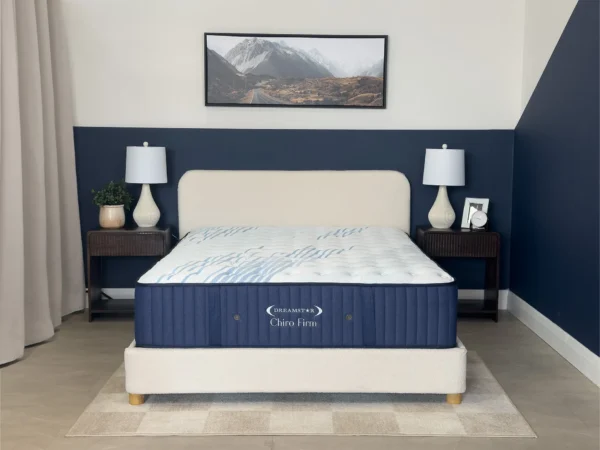 Dreamstar Chiro Firm Tight-Top 13″ mattress in a bedroom