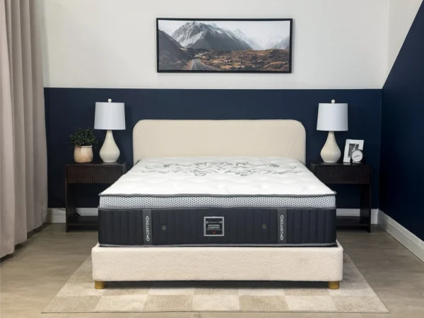 Dreamstar Modern Comfort Euro-Top 14″ mattress in a bedroom