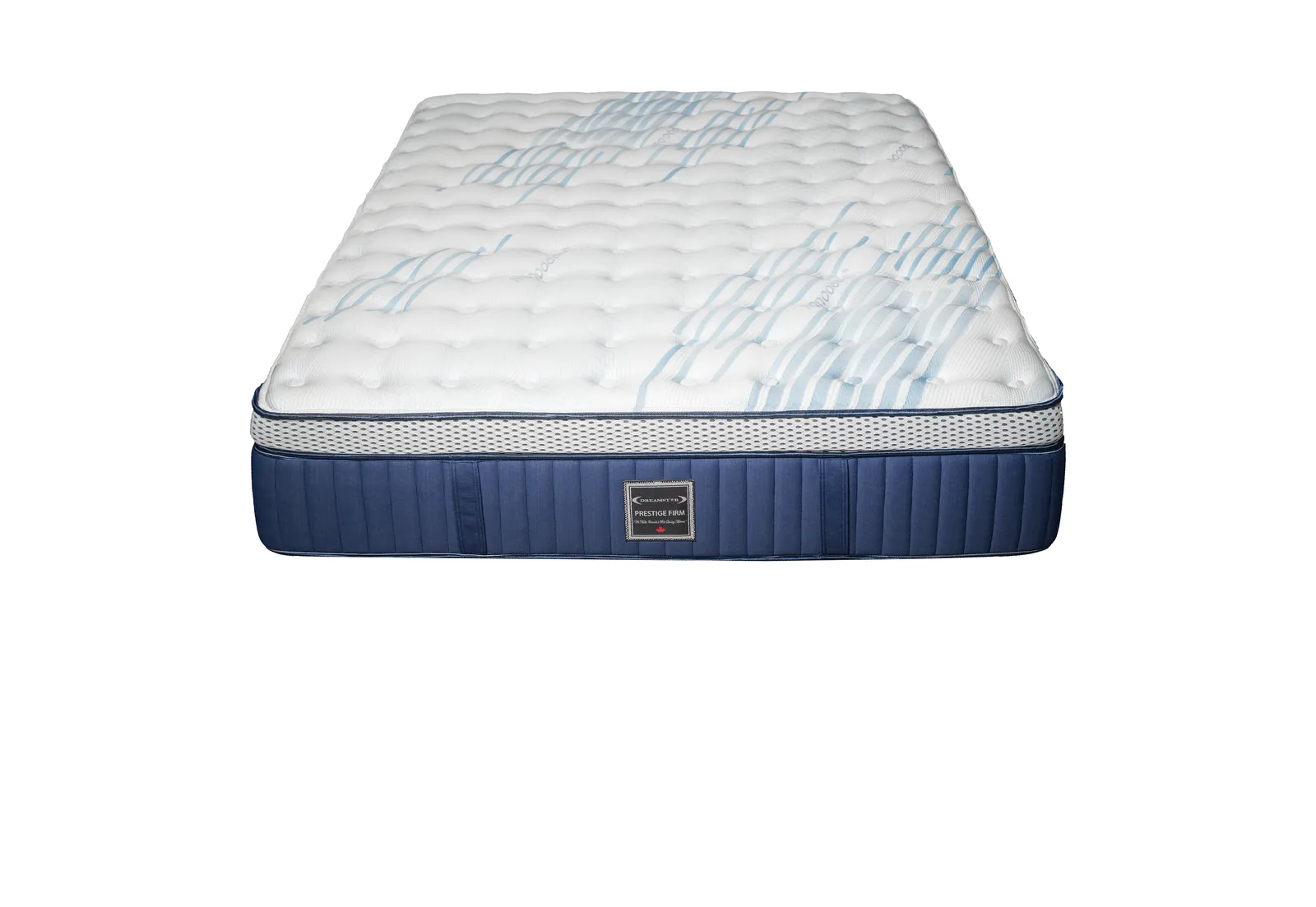 Dreamstar Prestige Firm Euro-Top 14&Prime; in a bedroom