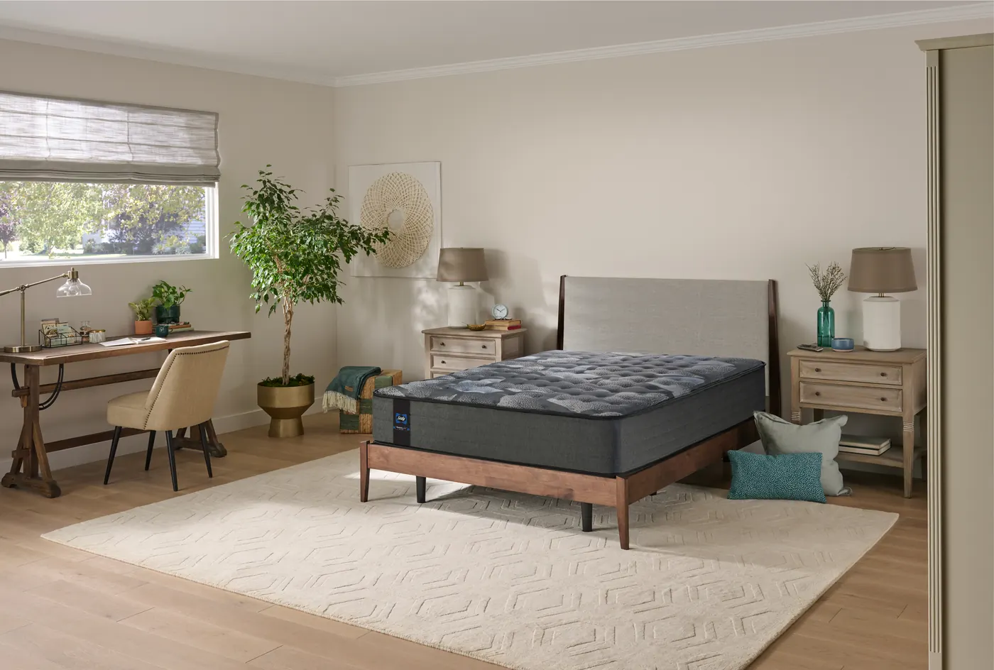 Sealy Posturepedic® Rylan Tight Top Firm 11.5″ in a bedroom