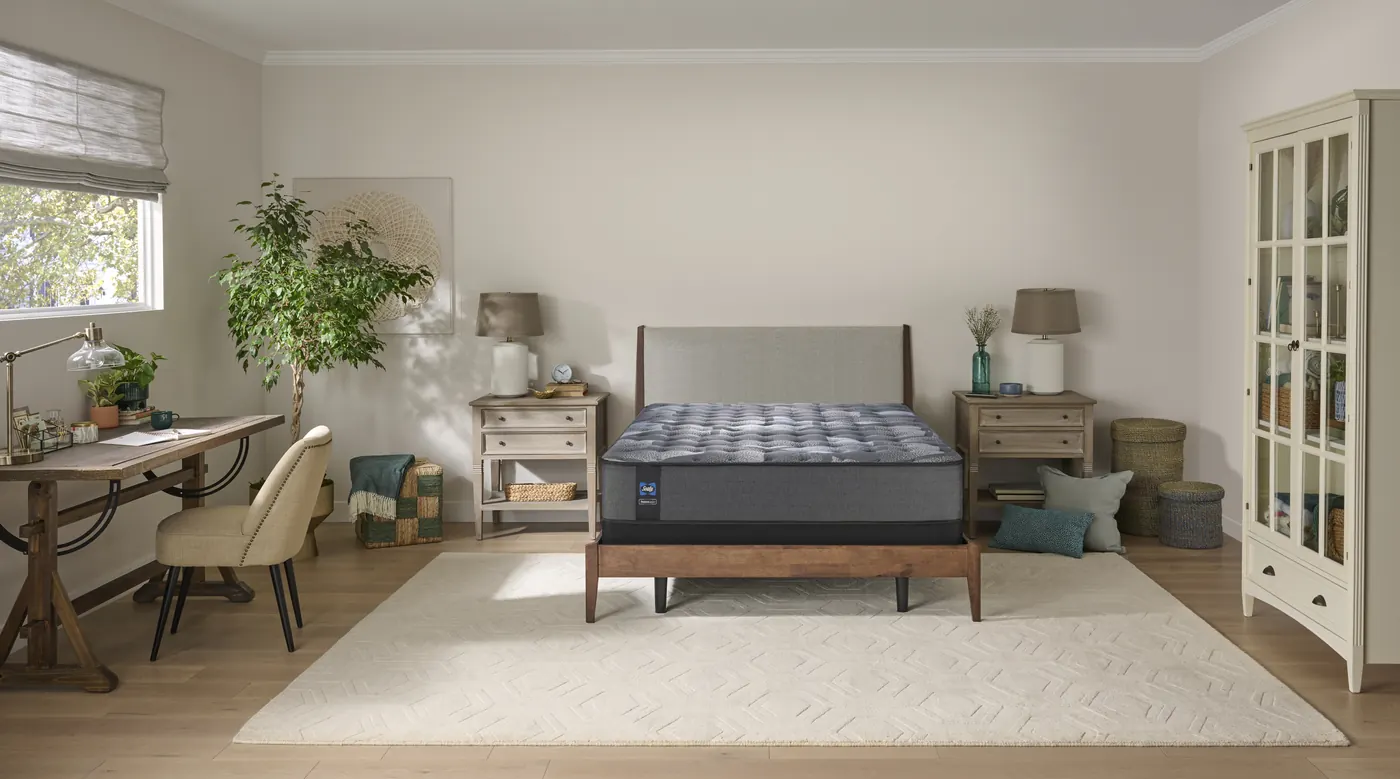 Sealy Posturepedic® Rylan Tight Top Firm 11.5″ in a bedroom