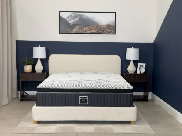 Dreamstar Solace Gel Euro-Top 13″ mattress in a bedroom