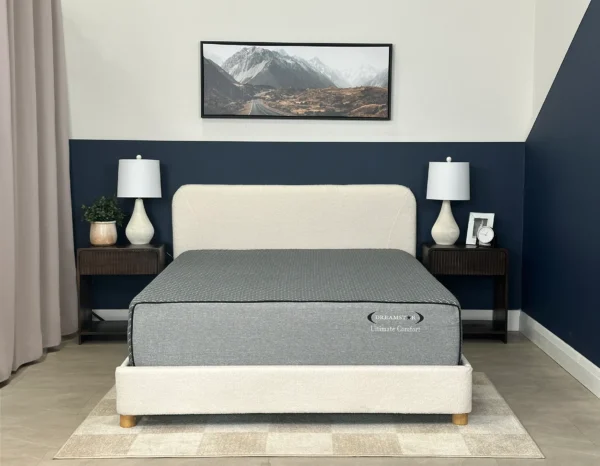 Dreamstar Ultimate Comfort Gel Firm 12.5″ mattress in a bedroom