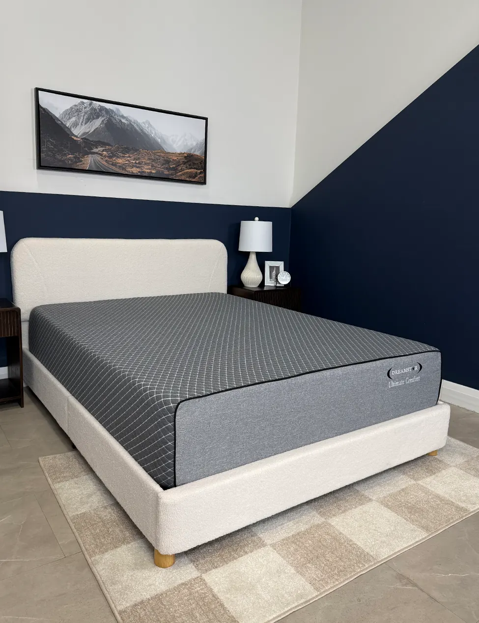 Dreamstar Ultimate Comfort Gel Plush 12.5&Prime; in a bedroom