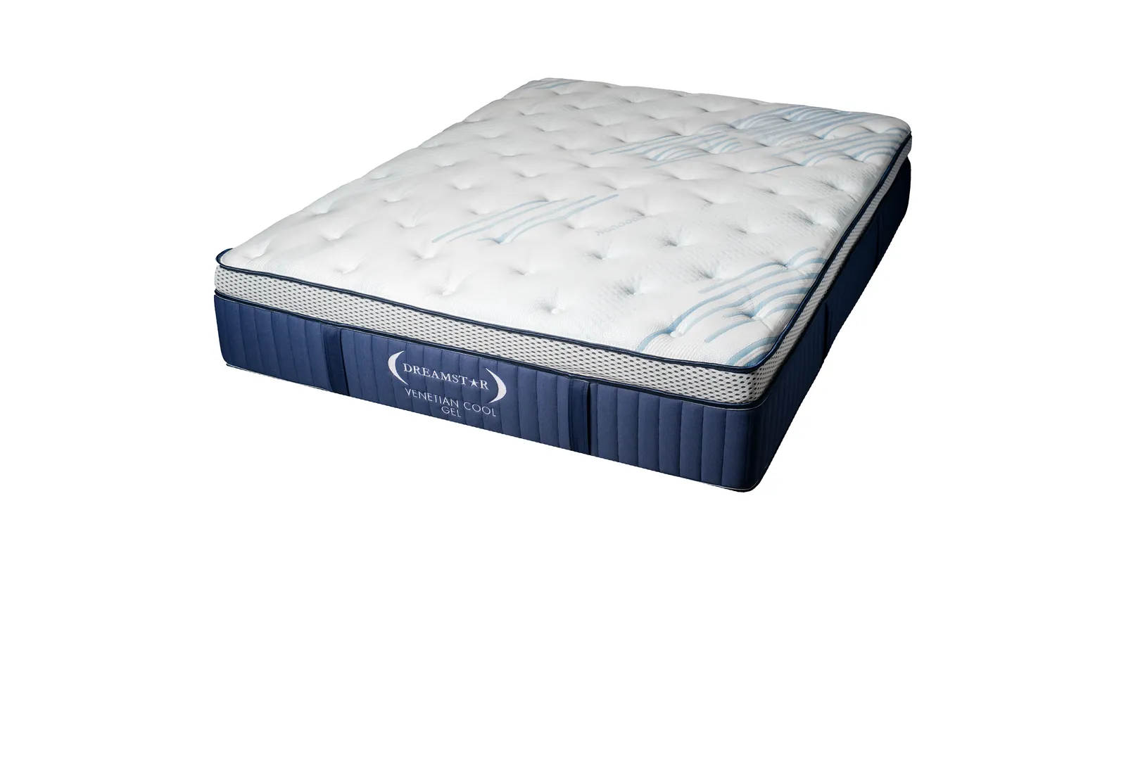 Dreamstar Venetian Gel Euro-Top 13&Prime; in a bedroom